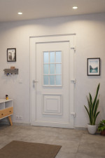 Haustür Kunststoff Premium Plus T029 RAL 9016-RAL 9016 Stilwelt innen