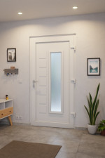Haustür Kunststoff Premium Plus T042 RAL 9016-RAL 9016 Stilwelt innen