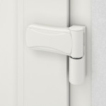 Haustür Kunststoff Premium Plus T047 RAL 9016-RAL 9016 Detail Bänder