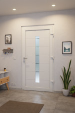 Haustür Kunststoff Premium Plus T048 RAL 9016-RAL 9016 Stilwelt innen