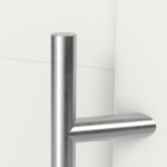 Haustür Kunststoff Premium Plus T048 RAL 9016-RAL 9016 Detail Drücker