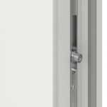 Haustür Kunststoff Premium Plus T048 RAL 9016-RAL 9016 Detail Schließer
