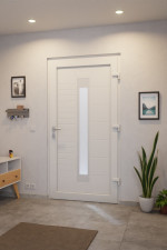 Haustür Kunststoff Premium Plus T050 RAL 9016-RAL 9016 Stilwelt innen