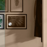 Detail von FLEXO Klarglas Bronze 4402 Ganzglas Schiebetür