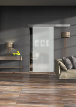 Milieu von FLEXO Klarglas Completo S 3684 Ganzglas Schiebetür