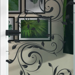 Detail von FLEXO Klarglas Fantasia S 7634 Glastür
