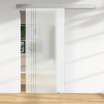 Ansicht von FLEXO Glasschiebetür Klarglas Fregeo S 36301