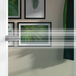 Detail von FLEXO Klarglas Linea L 5662 Glastür