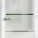 Detail von FLEXO Klarglas Traverso S 3615 Glastür