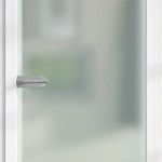 Detail von FLEXO Satiniert 1101 Glastür