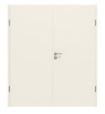 Frontbild von Weiß ähnlich RAL 9010 Basic Lack Doppelflügeltür inkl. Zarge - Huga