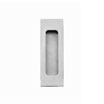 Griffmuschel eckig 120 x 40 mm Edelstahl gebürstet - Intersteel