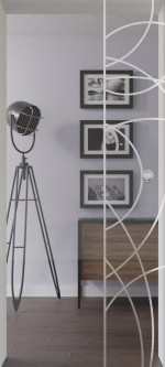 Bild von Modell 3002 negativ Ganzglas Schiebetür - Lienbacher Glas