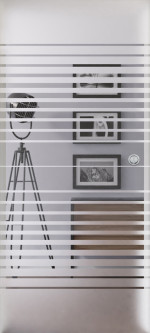 Bild von Modell 311 negativ Ganzglas Schiebetür - Lienbacher Glas
