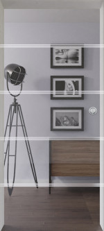 Bild von Modell 333 negativ Ganzglas Schiebetür - Lienbacher Glas