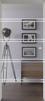 Bild von Modell 346 negativ Ganzglas Schiebetür - Lienbacher Glas