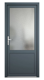 Bild 2 von JM NETK 03 mit Glasausschnitt Kunststoff Nebeneingangstür - Meeth in Titan
