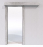 Bild von Schiebetür-System Classic vor der Wand laufend Duritop Concrete - Jeld-Wen