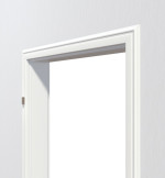 Perspektive von Profilzarge für Schallschutztüren Weißlack RAL 9010 CPL