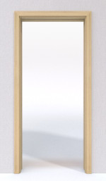 Bild von Eiche Roheffekt (Aufrecht) Lebolit Premium Schiebetür-System in der Wand laufend - Lebo