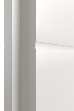 Detailansicht der Lisene von Weißlack-Innentür Light 1 - Lebo