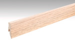 Esche Weiße Echtholzfurnierte Fußleiste Profil 3 PK (2380 x 20 x 60 mm) - MEISTER