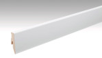 Neutrale, weiße Fußleiste Profil 3 PK (2380 x 20 x 60 mm) - MEISTER