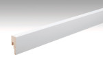 Neutrale, weiße Fußleiste Profil 8 PK (2380 x 18 x 50 mm) (streichfähig) - MEISTER