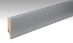 Edelstahl-Optik Fußleiste Profil 9 PK (2380 x 18 x 80 mm) - MEISTER