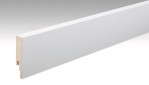 Neutrale, weiße Fußleiste Profil 9 PK (2380 x 18 x 80 mm) - MEISTER