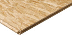 Detailansicht von EGGER OSB3-Verlegeplatte ungeschliffen mit Nut und Feder 2500 mm x 675 mm x 25 mm