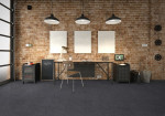 Ansicht von GERFLOR Klebe-Vinyl Slate anthracite Dalle Vinyle Design 1.5 Bild 2