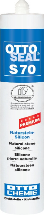 Bild von Kartusche von OTTOSEAL Silicon S70 C111 Sandsteinbeige 310ml - Otto Chemie