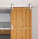 Milieu 2 von Schiebetürsystem Basic Edelstahl gebürstet für Holztüren - Intersteel