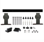 Schiebetürsystem Basic Top Schwarz für Holztüren - Intersteel
