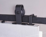 Detail von Schiebetürsystem Basic Top Schwarz für Holztüren - Intersteel