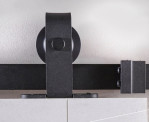 Detail 2 von Schiebetürsystem Basic Top Schwarz für Holztüren - Intersteel