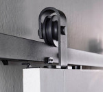 Detail 3 von Schiebetürsystem Basic Top Schwarz für Holztüren - Intersteel