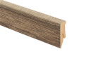 Sockelleiste Nuss LIMANA folienummantelt 2600 x 50 x 18 mm - Kaindl