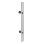 Stoßgriff 800 x 40 mm Edelstahl gebürstet - Intersteel