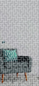 Bild von Tetris Mattprint Schiebetür Ganzglas mit Motiv matt - Erkelenz