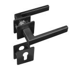 2. Bild von LIENBACHER GLAS Yuna Quatro Magnetic mattschwarz Türgriff
