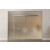 ERKELENZ Glasschiebetür Morse Motiv klar mit zwei festen Seitenteilen und Oberlicht DORMA MUTO Variante 1 