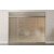 ERKELENZ Doppelflügel-Glasschiebetür Aida Motiv klar mit zwei festen Seitenteilen und Oberlicht DORMA MUTO Variante 2 