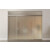 ERKELENZ Doppelflügel-Glasschiebetür Vertigo Motiv klar mit zwei festen Seitenteilen und Oberlicht DORMA MUTO Variante 2 