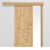KILSGAARD Schiebetür-Set vor der Wand laufend Typ 02-02 Kiefer Massivholz mit Zarge