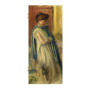 Junge Frau stehend Innentür Pierre-Auguste Renoir Reproduktion