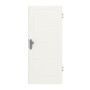 Frontansicht von Arctic Weiß RAL 9016 WestaLack Bretagne 3004 Wohnungseingangstür - Westag