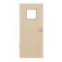 Frontansicht von GARANT Feuchtraumtür Authentic Sand GCK08 mit Lichtausschnitt LA-8