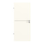 Frontansicht von GARANT Zimmertür Corona 831 Pearl White CePaL